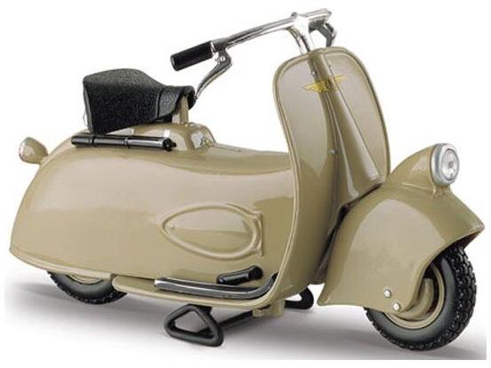 Vespa MP5 Paperino 1945 Grey 1:18 Scale Maisto Diecast Model Scooter-Maisto-Diecast Model Centre