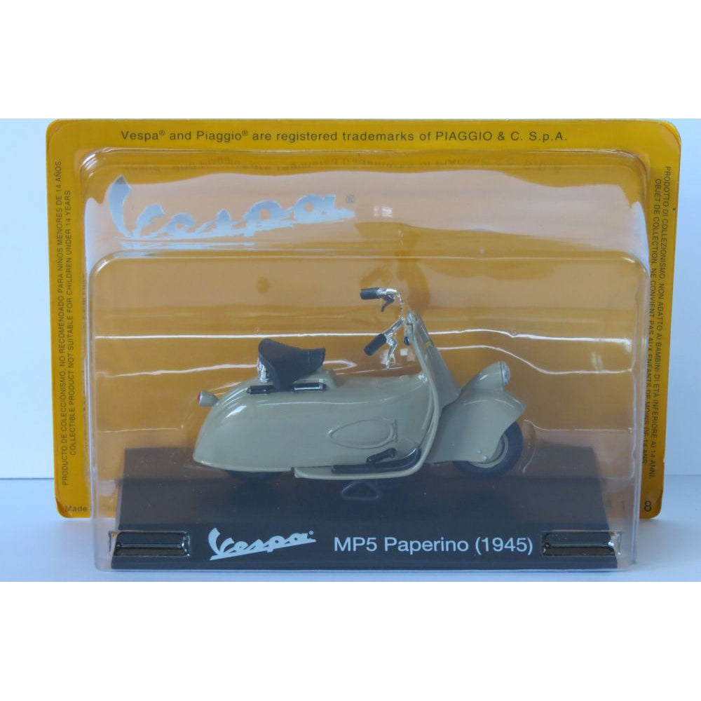 Vespa MP5 Paperino 1945 green - 1:18 Scale Diecast Model Scooter-Unbranded-Diecast Model Centre
