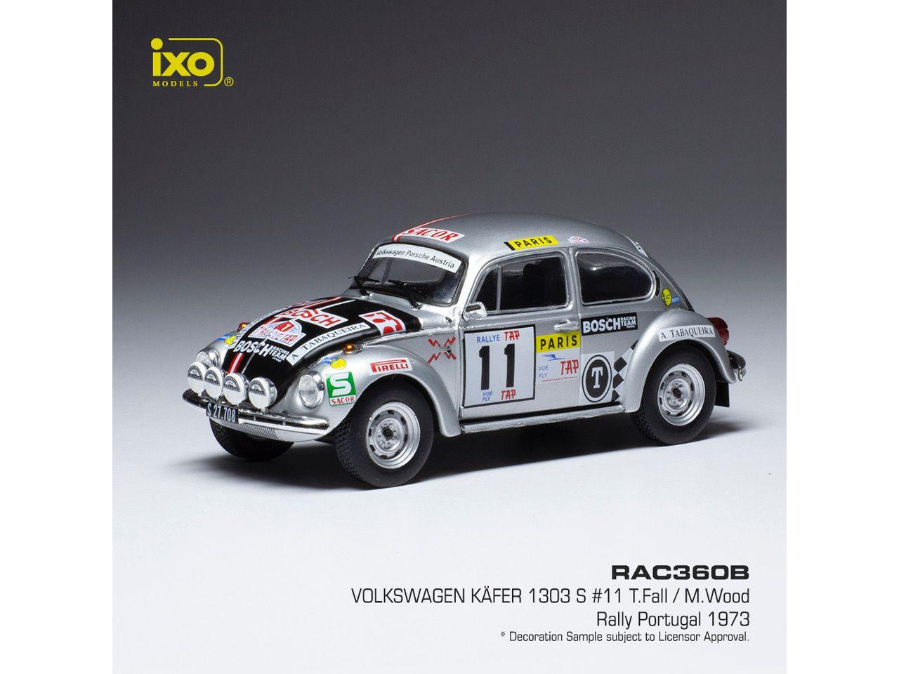 Volkswagen 1302 S Beetle #11 Rally Portugal 1973 T.Fall/M.Wood 1:43 Scale IXO Diecast Model Car-IXO-Diecast Model Centre
