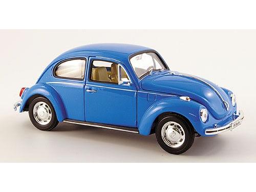 Volkswagen Beetle 1959 Blue 1:24 Scale Welly Diecast Model-Welly-Diecast Model Centre