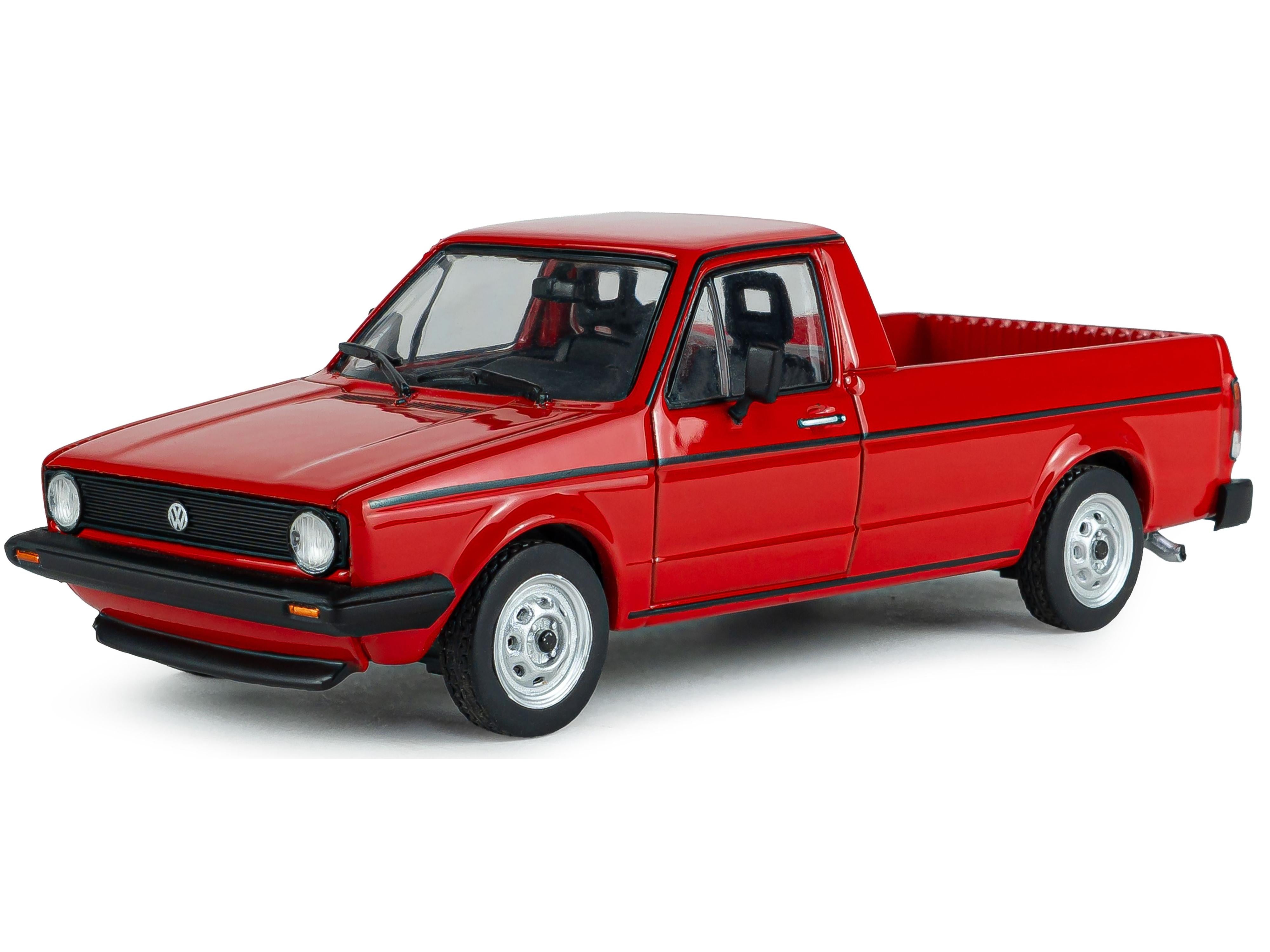 Volkswagen Caddy Mk1 Mars Red 1982 1:43 Scale Solido Diecast Model Car-Solido-Diecast Model Centre