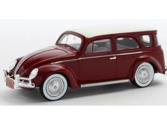 Volkswagen Fusca SW Prototype Maroon 1962 1:43 Scale Matrix Resin Model Car-Matrix-Diecast Model Centre