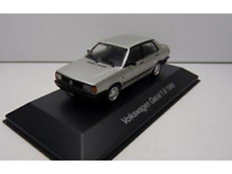 Volkswagen Gacel 1.8 Grey Metalizado 1988 (Argentina Spec.) 1:43 Scale Unbranded Diecast Model-Unbranded-Diecast Model Centre