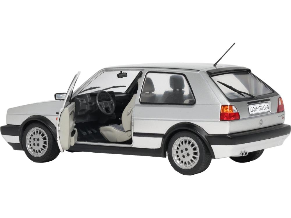 Volkswagen Golf 2 GTi G60 Diamond Silver 1989 1:18 Scale Diecast Car – Solido-Solido-Diecast Model Centre