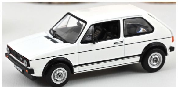Volkswagen Golf GTI 1976 Polar White 1:43 Scale