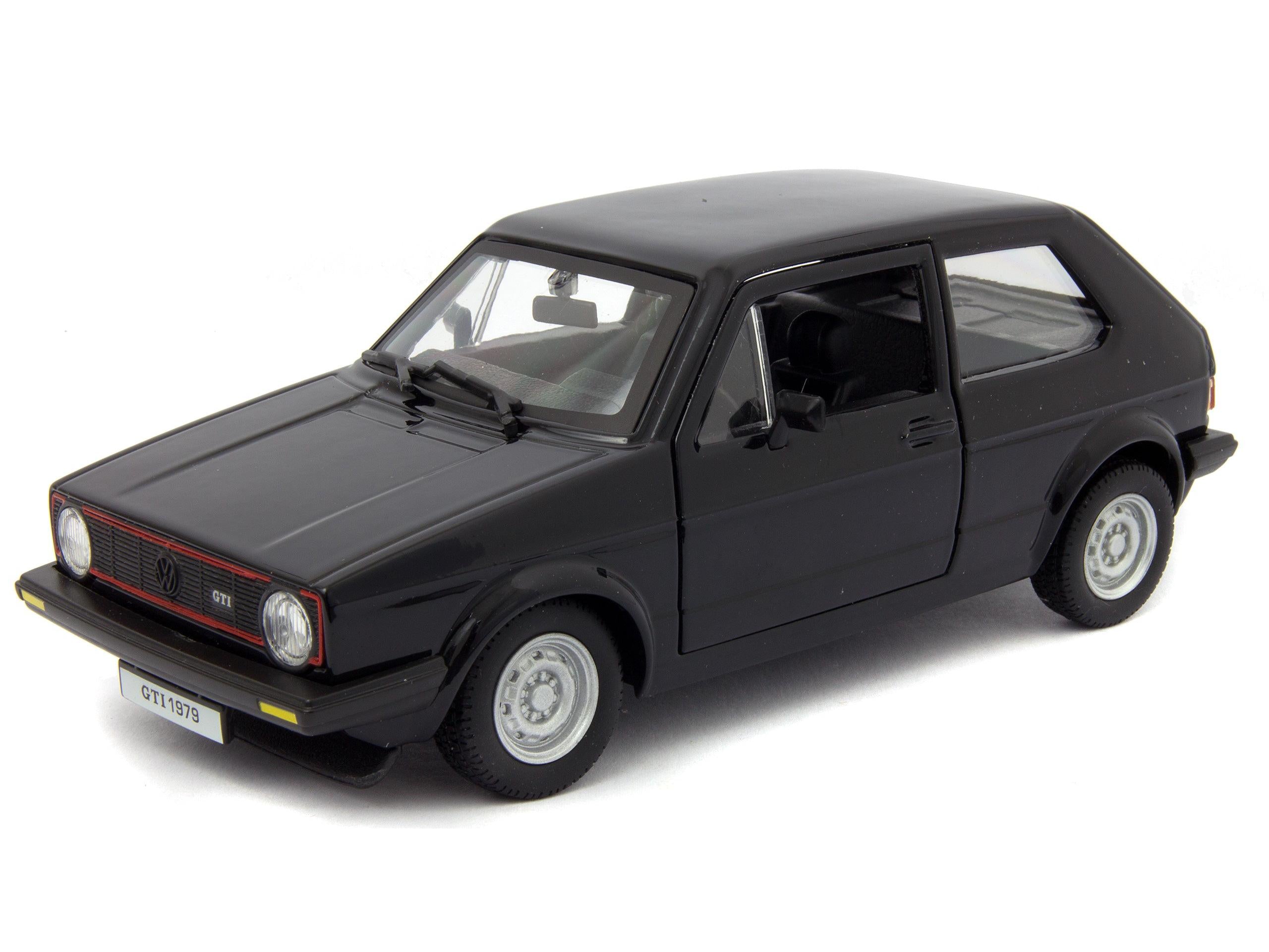 Volkswagen Golf Mk1 GTi 1979 Black 1:24 Scale Bburago Diecast Model-Bburago-Diecast Model Centre