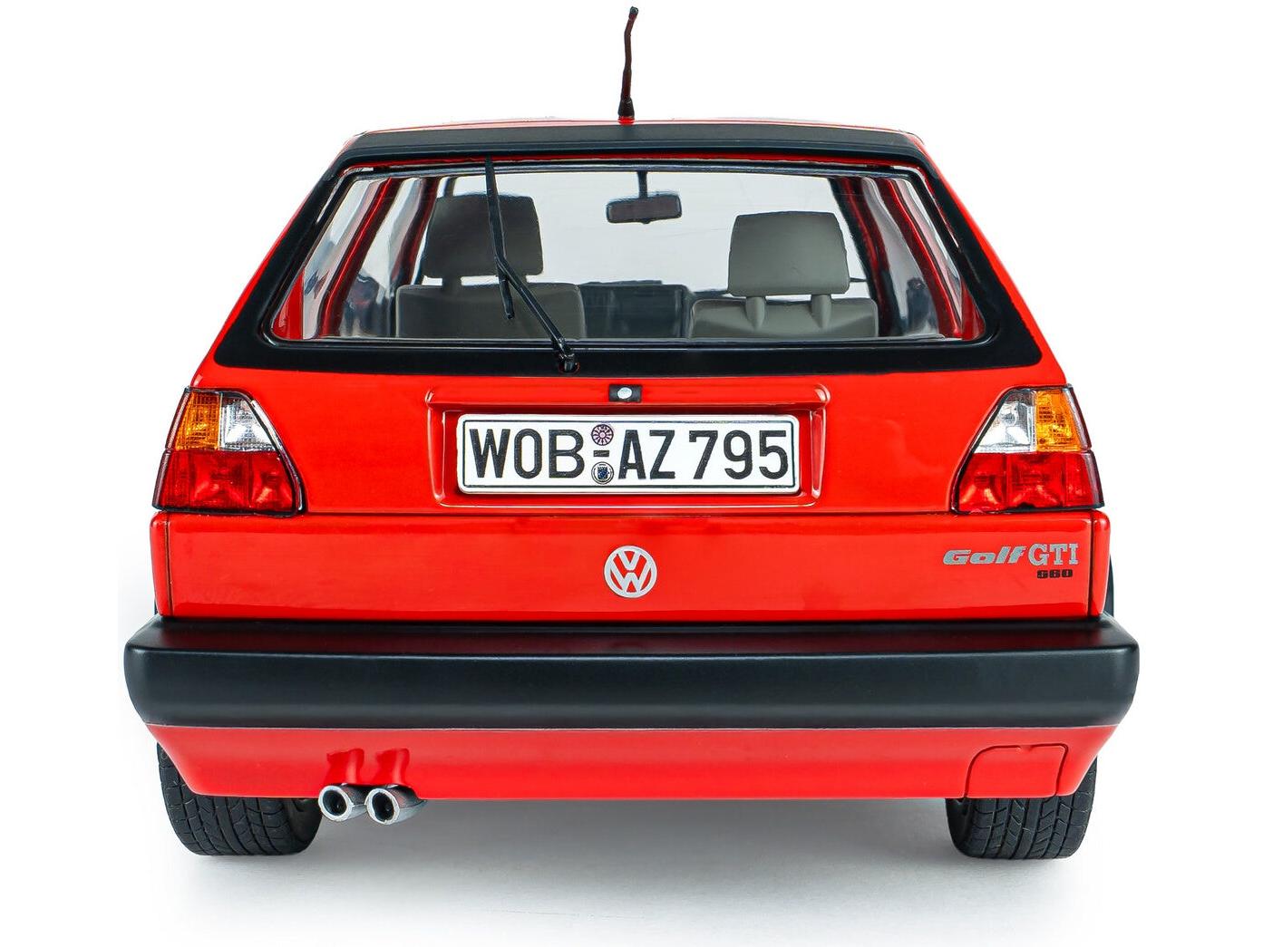 Volkswagen Golf Mk2 GTi G60 Mars Red 1989 1:18 Scale Diecast Model Car – Solido-Solido-Diecast Model Centre