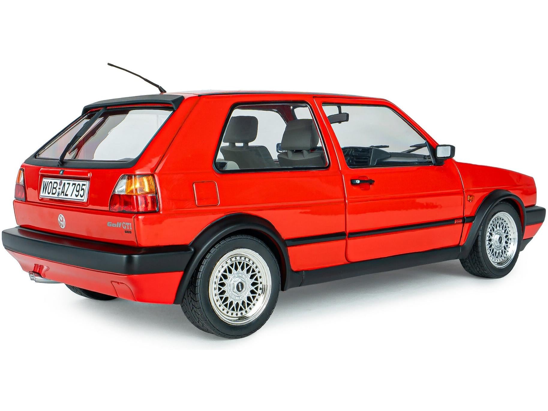 Volkswagen Golf Mk2 GTi G60 Mars Red 1989 1:18 Scale Diecast Model Car – Solido-Solido-Diecast Model Centre