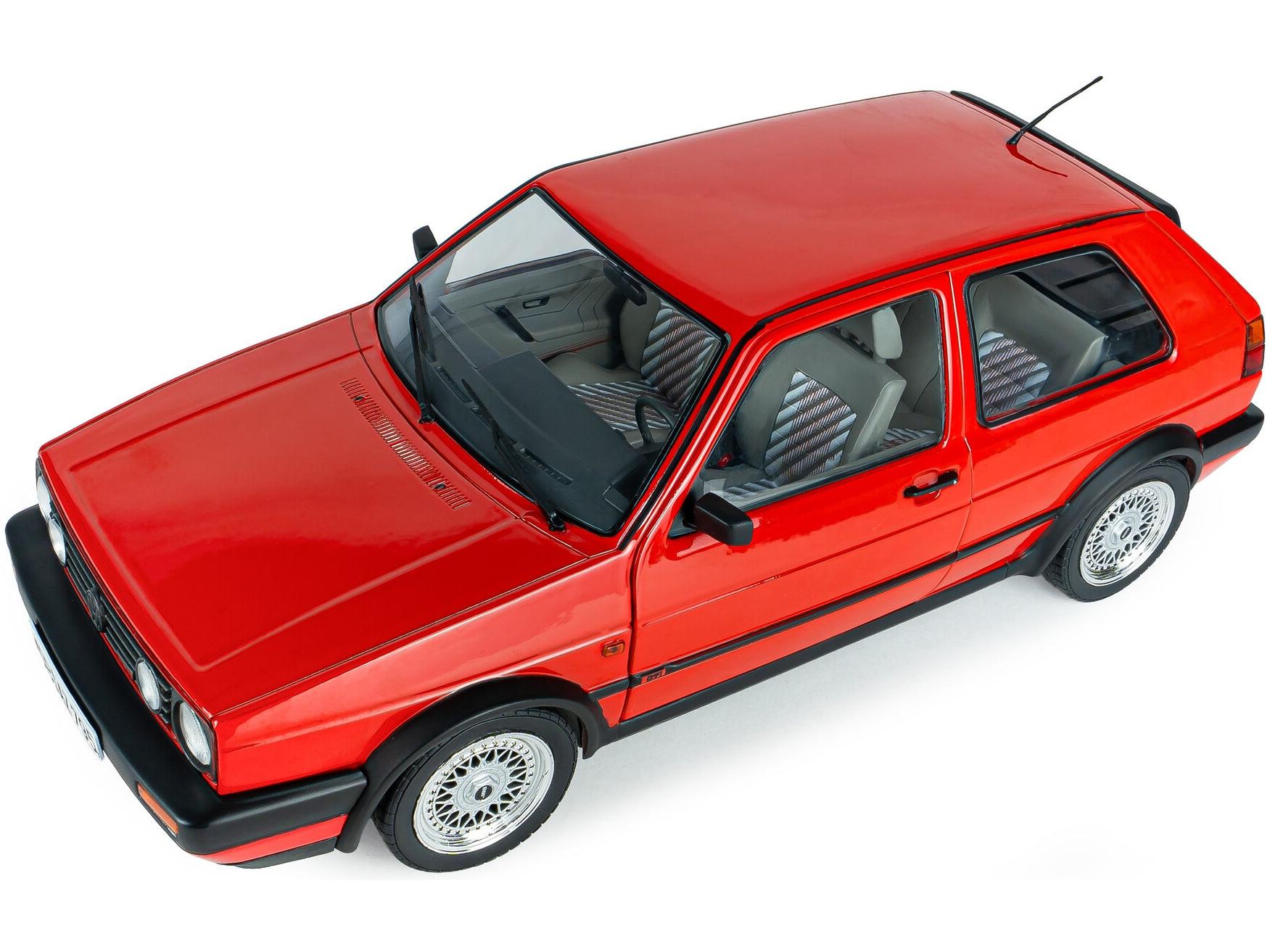Volkswagen Golf Mk2 GTi G60 Mars Red 1989 1:18 Scale Diecast Model Car – Solido-Solido-Diecast Model Centre