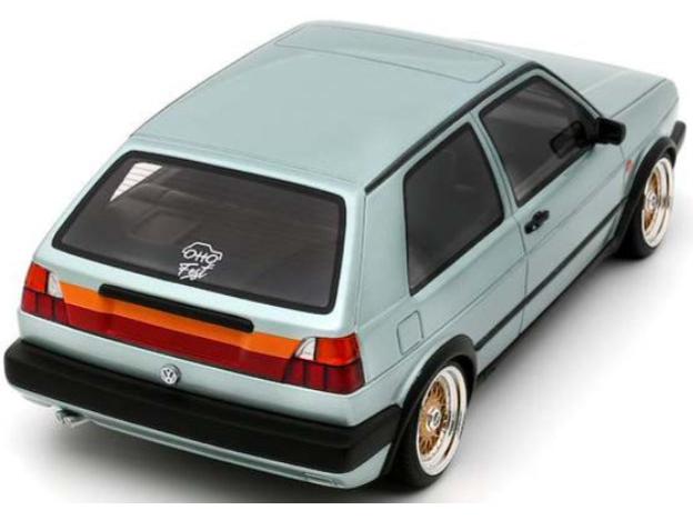 Volkswagen Golf Mk2 GTi 'Stance' Calypso Green 1:18 Scale Resin Car – OttOmobile Samurai Collection-OttOmobile-Diecast Model Centre