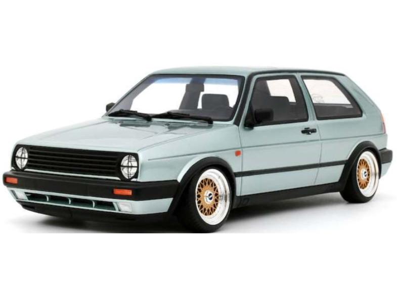 Volkswagen Golf Mk2 GTi 'Stance' Calypso Green 1:18 Scale Resin Car – OttOmobile Samurai Collection-OttOmobile-Diecast Model Centre