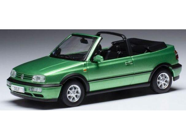 Volkswagen Golf Mk3 Cabriolet Metallic Green 1993 1:43 Scale IXO Diecast Model Car-IXO-Diecast Model Centre