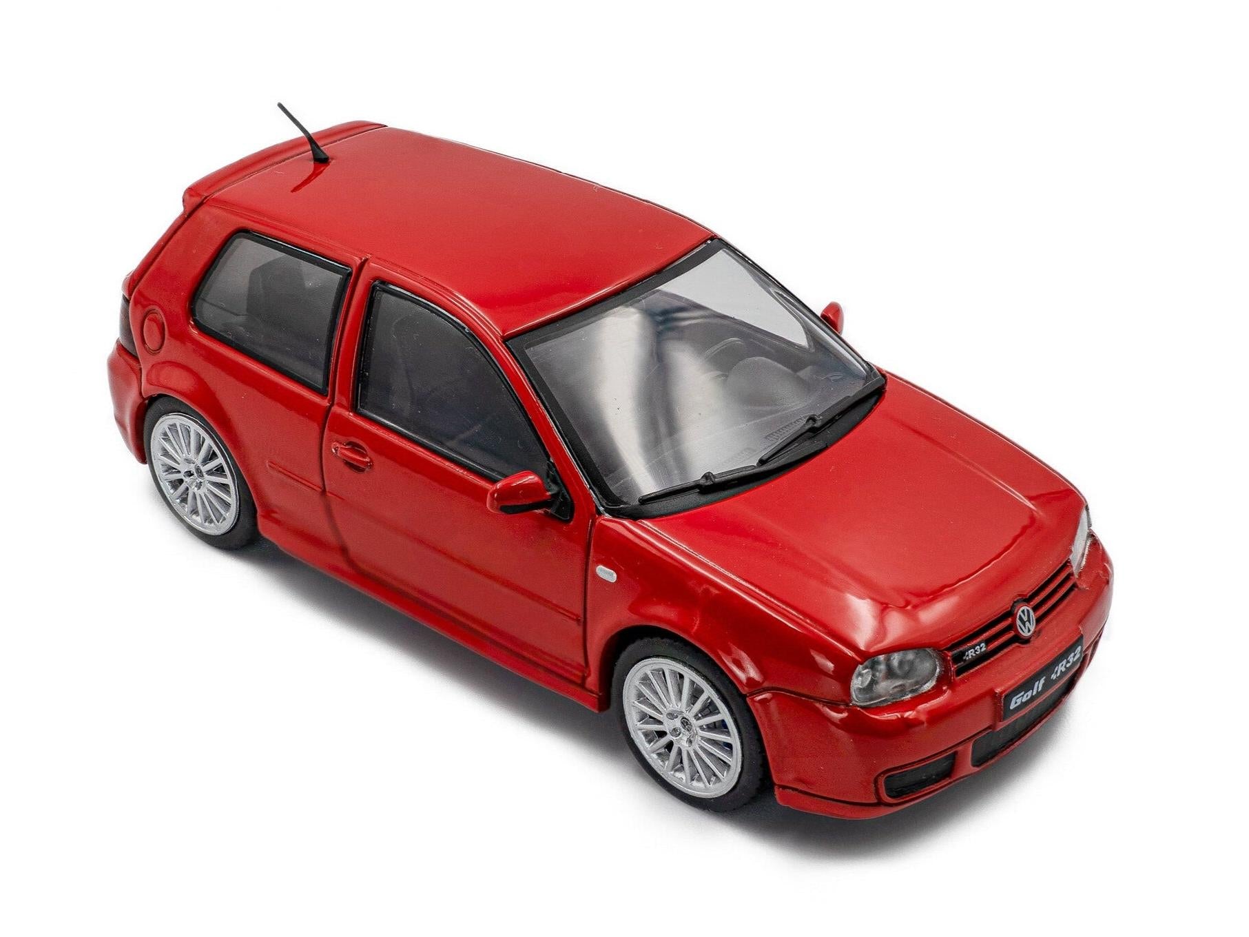Volkswagen Golf Mk4 R32 2003 Toronto Red 1:43 Scale Solido Diecast Model-Solido-Diecast Model Centre