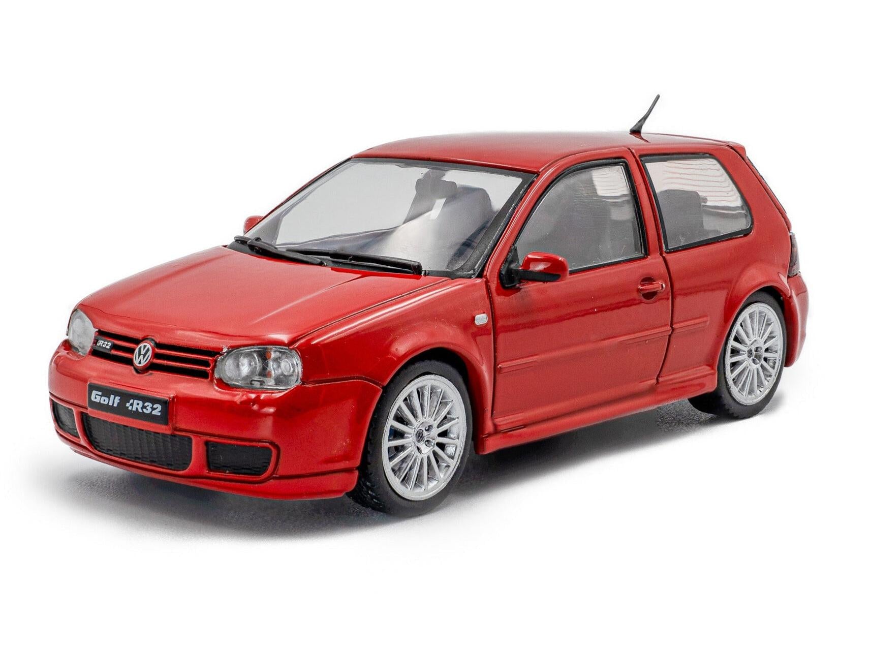 Volkswagen Golf Mk4 R32 2003 Toronto Red 1:43 Scale Solido Diecast Model-Solido-Diecast Model Centre