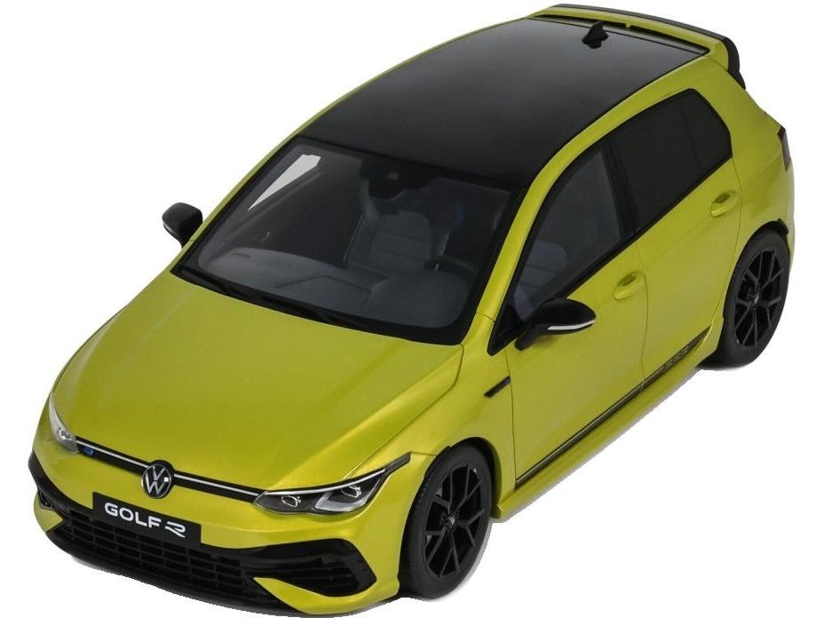 Volkswagen Golf Mk8 R 333 Limited Edition Lime Yellow Metallic 2023 1:18 Scale Resin Car – OttOmobile-OttOmobile-Diecast Model Centre