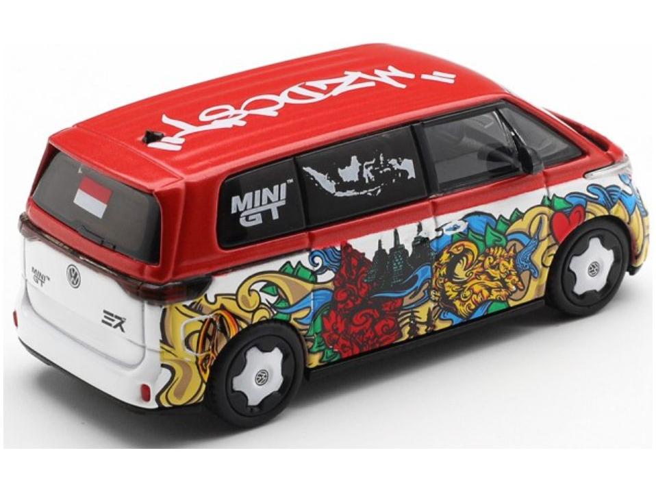 Volkswagen ID.BUZZ Mizu Design (RHD) 1:64 Scale MINI GT Model Car-MINI GT-Diecast Model Centre