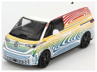 Volkswagen ID.BUZZ Prototype Rainbow (LHD) (Blister Packaging) 1:64 Scale MINI GT Diecast Model-MINI GT-Diecast Model Centre