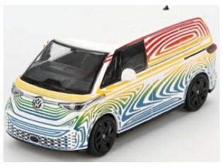 Volkswagen ID.BUZZ Prototype Rainbow (RHD) 1:64 Scale MINI GT Diecast Model-MINI GT-Diecast Model Centre