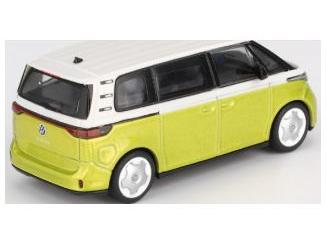 Volkswagen ID.Buzz Candy White/Pomelo Yellow (RHD) Blister Packaging 1:64 Scale MINI GT Diecast Model Car-MINI GT-Diecast Model Centre