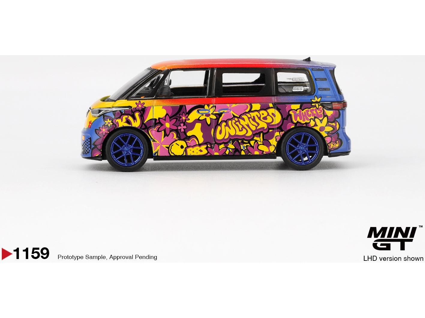 Volkswagen ID.Buzz KW/BBS (LHD) 1:64 Scale Diecast Model MPV – MINI GT-MINI GT-Diecast Model Centre