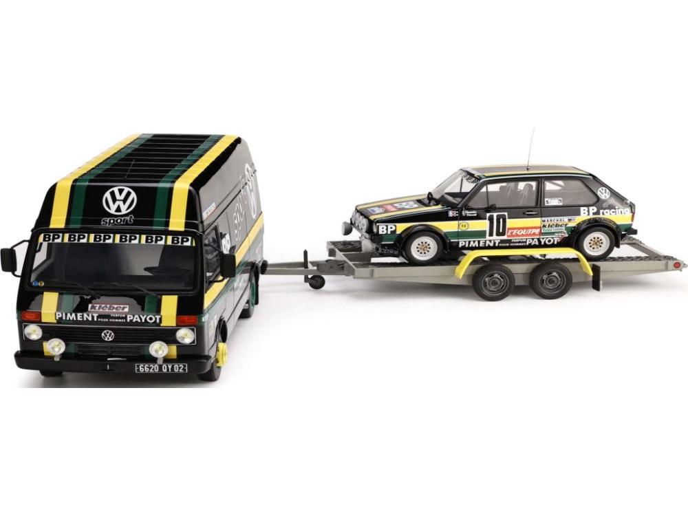 Volkswagen LT35 + Golf GTi Mk1 GR.2 Tour De France Set 1:18 Scale OttOmobile Resin Model-OttOmobile-Diecast Model Centre