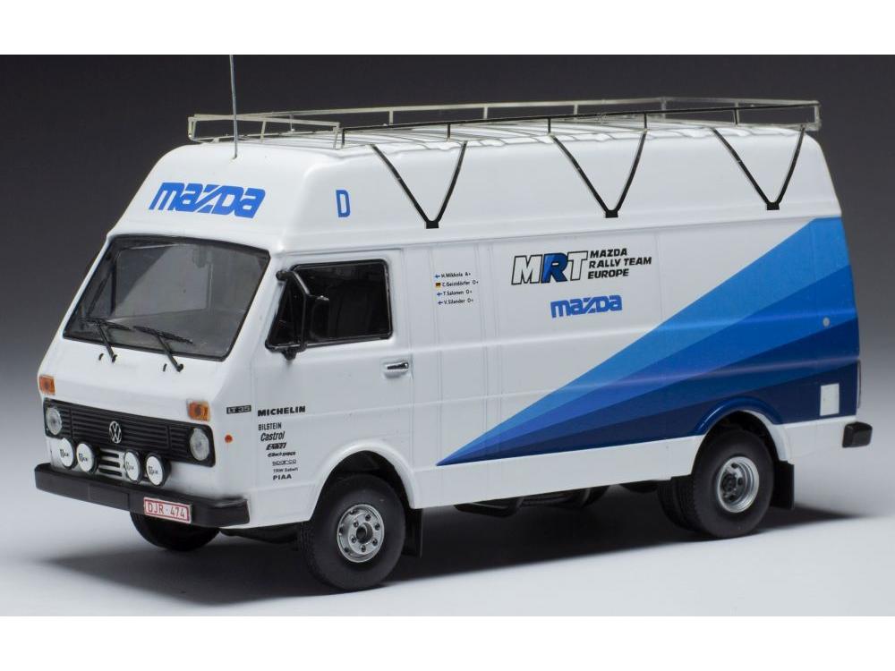 Volkswagen LT35 LWB Mazda Rally Team Europe Mazda 1989 Rally Assistance Van 1:43 Scale IXO Diecast Model Van-IXO-Diecast Model Centre