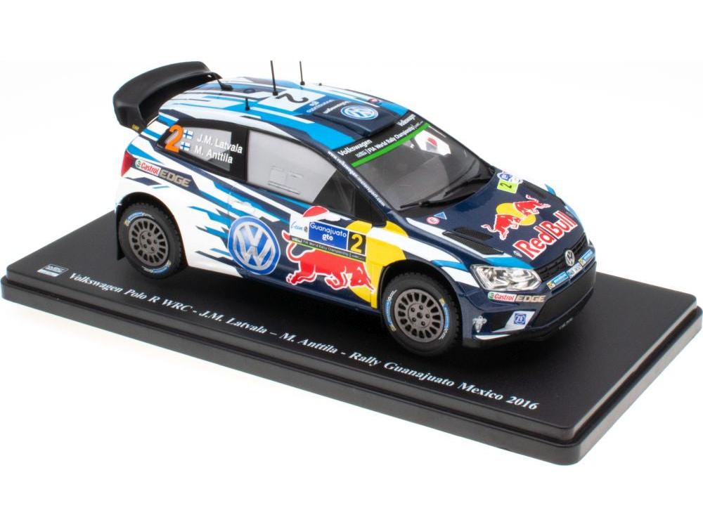Volkswagen Polo R WRC Latvala Mexico 2016 1:24 Scale Diecast Model-Unbranded-Diecast Model Centre