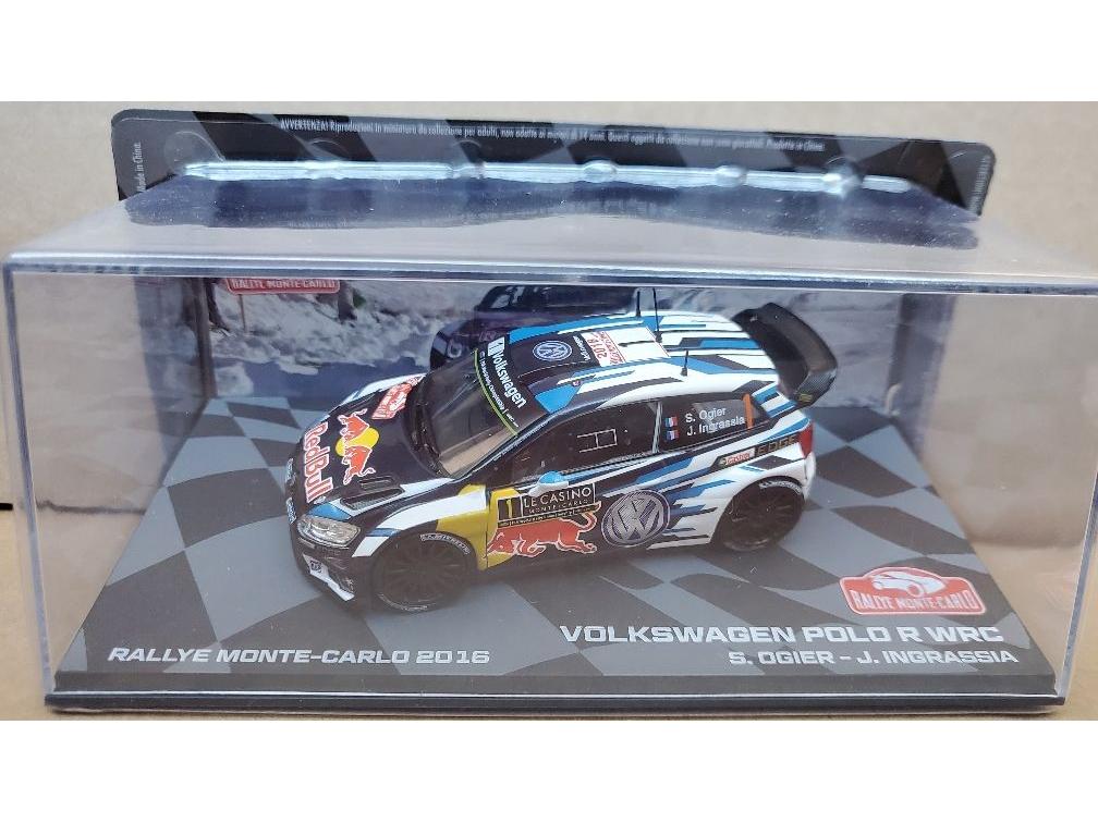 Volkswagen Polo R WRC S Ogier / J Ingrassia Winner Monte Carlo 2016 1:43 Scale Diecast Model-Unbranded-Diecast Model Centre
