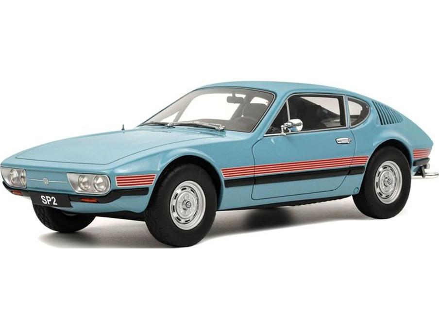 Volkswagen SP2 1972 Blue 1:18 Scale OttOmobile Resin Model-OttOmobile-Diecast Model Centre
