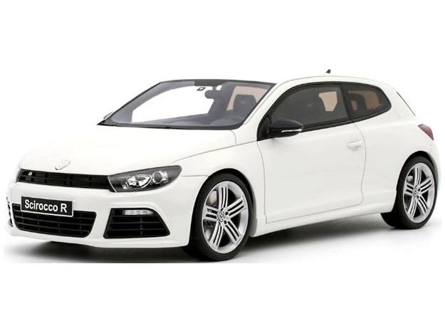 Volkswagen Scirocco 3 R Phase 1 2008 White 1:18 Scale OttOmobile Resin Model-OttOmobile-Diecast Model Centre