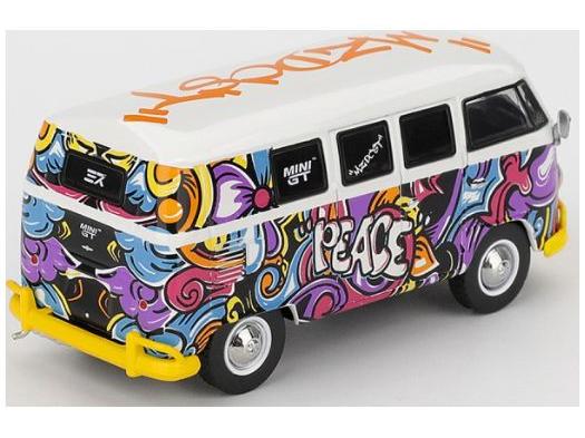 Volkswagen T1 Microbus Mizu Design (RHD) 1:64 Scale MINI GT Diecast Model Bus-MINI GT-Diecast Model Centre
