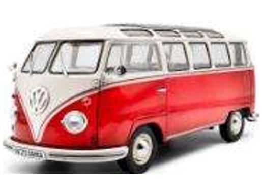 Volkswagen T1 Samba 1962 Samba Red White 1:18 Scale Solido Diecast Model-Solido-Diecast Model Centre