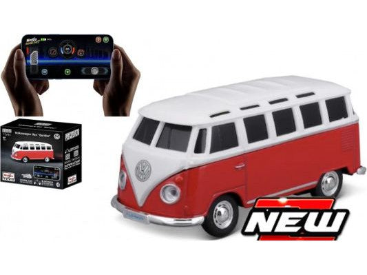 Volkswagen T1 Samba Phone App Bluetooth Control 1:41 Scale RC Van