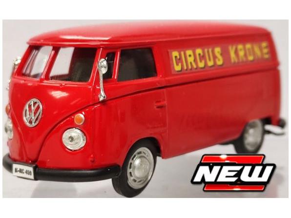 Volkswagen T1 Samba Van Circus Krone 1:43 Scale Cararama Diecast Model-Cararama-Diecast Model Centre