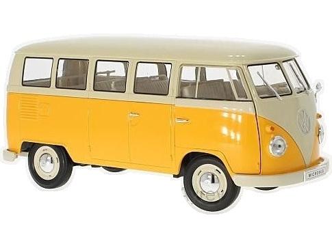 Volkswagen T1 Yellow/White 1:18 Scale Diecast Bus – Welly-Welly-Diecast Model Centre