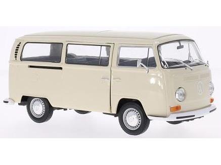 Volkswagen T2 Bus 1972 Beige 1:24 Scale Welly Diecast Model-Welly-Diecast Model Centre
