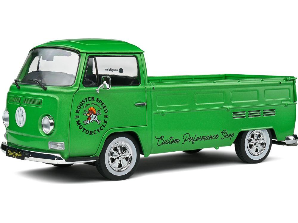 Volkswagen T2 Pick-Up 1968 Custom Green 1:18 Scale Solido Diecast Model-Solido-Diecast Model Centre