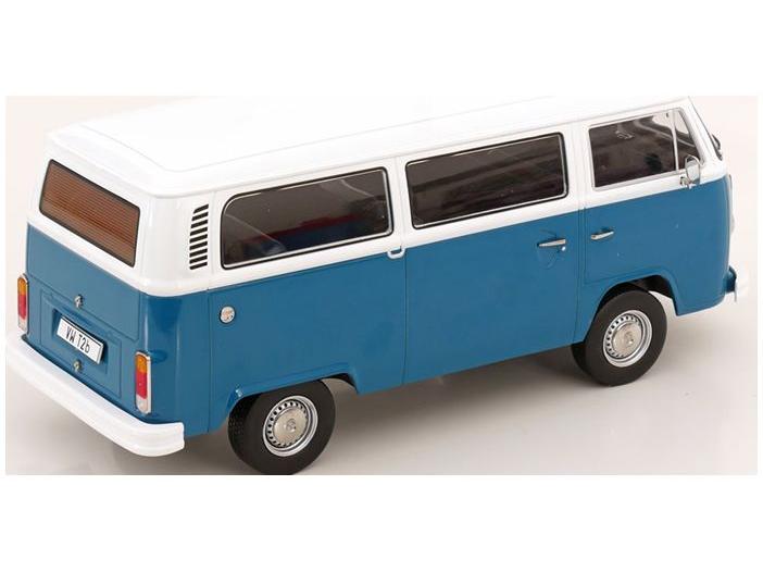 Volkswagen T2b Bus 1972 Blue/White 1:18 Scale KK Scale Diecast Model Car-KK Scale-Diecast Model Centre