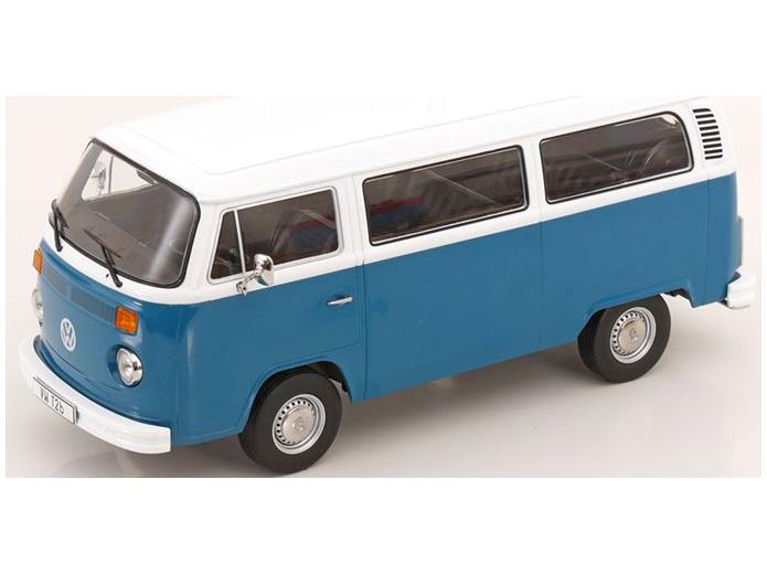 Volkswagen T2b Bus 1972 Blue/White 1:18 Scale KK Scale Diecast Model Car-KK Scale-Diecast Model Centre
