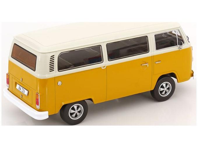 Volkswagen T2b Bus 1972 Yellow/White w/Fuchs Rims 1:18 Scale KK Scale Diecast Model Car-KK Scale-Diecast Model Centre