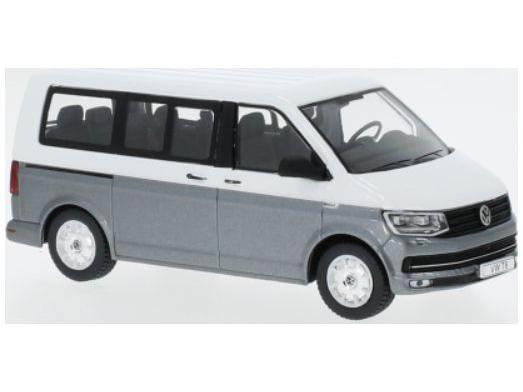 Volkswagen T6 Multivan White/Grey 2017 1:43 Scale IXO Diecast Model Bus-IXO-Diecast Model Centre