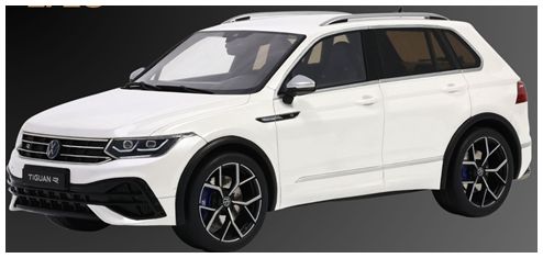 Volkswagen Tiguan R 2021 White 1:18 Scale OttOmobile Resin Model-OttOmobile-Diecast Model Centre