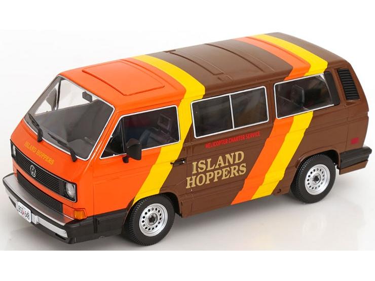 Volkswagen Vanagon GL T3 'Island Hoppers' TV-Series Magnum P.I. Brown/Orange/Yellow 1:18 Scale Diecast Car – KK Scale-KK Scale-Diecast Model Centre