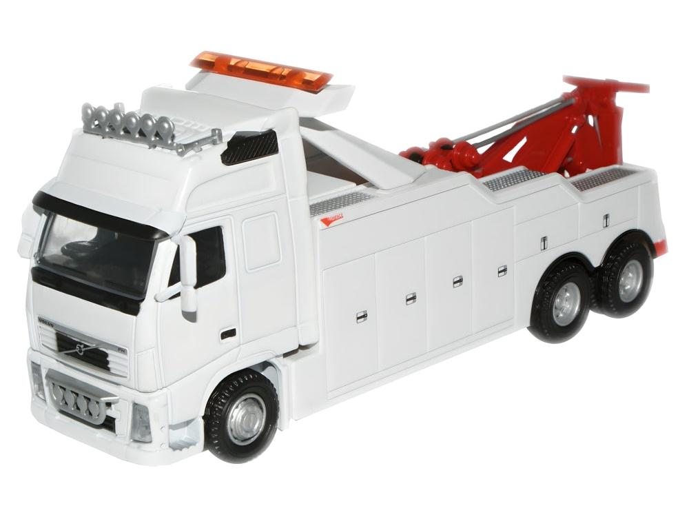 Volvo FH Boniface Recovery Truck White with Red Crane 1:76 Scale Oxford Diecast Model-Oxford Diecast-Diecast Model Centre