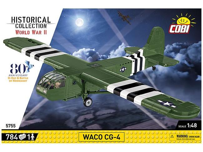 Waco CG-4 WWII (784 pcs) Cobi Brick Build Kit-Cobi-Diecast Model Centre