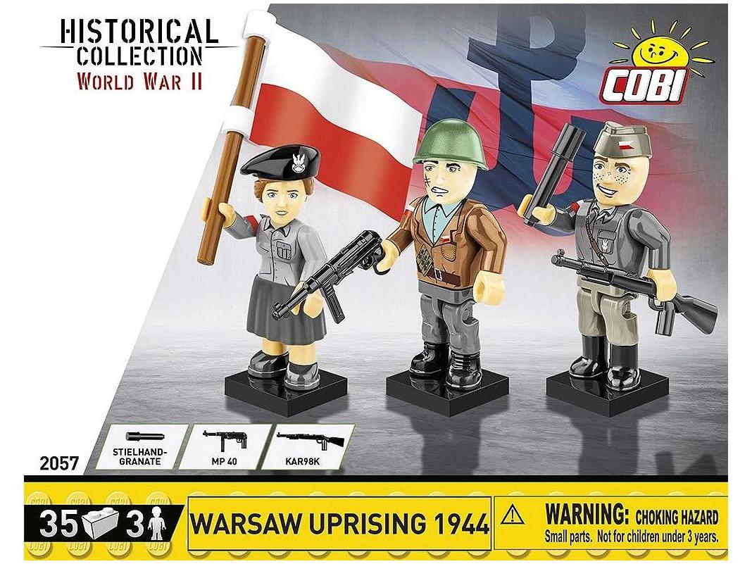 Wars Uprising 1st August 1944 WWII (3 pcs) Cobi Brick Build Kit-Cobi-Diecast Model Centre