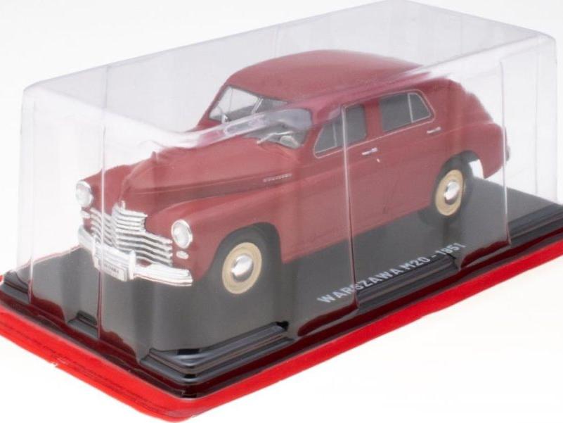 Warszawa M20 1951 Red 1:24 Scale Unbranded Diecast Model Car-Unbranded-Diecast Model Centre