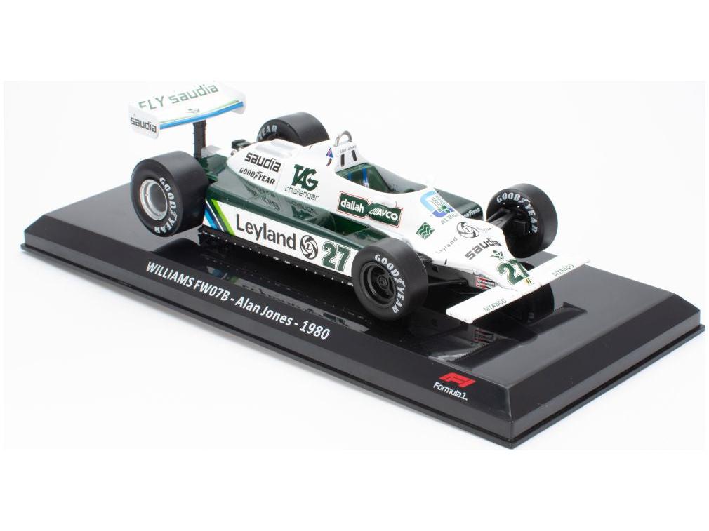 Williams FW07B Alan Jones F1 1980 1:24 Scale Diecast Model-Unbranded-Diecast Model Centre