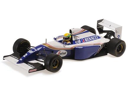 Williams Renault FW16 (Dirty Version) F1 San Marino GP 1994 Ayrton Senna 1:18 Scale Diecast Car – Minichamps-Minichamps-Diecast Model Centre