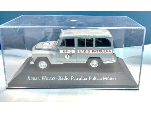 Willys Rural - Radio Patrulha Policia Mili (Brazil) 1:43 Scale Unbranded Diecast Model-Unbranded-Diecast Model Centre